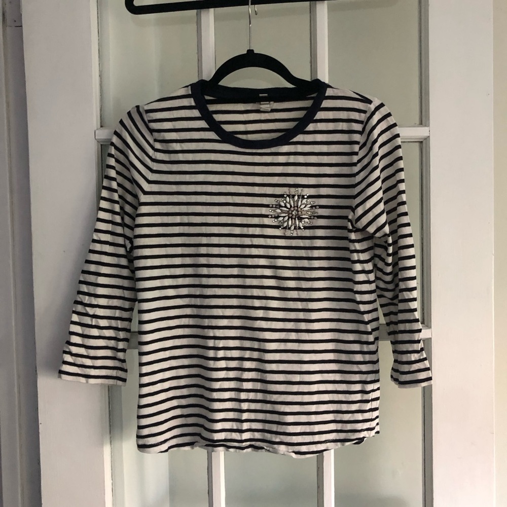 Striped long sleeve J Crew